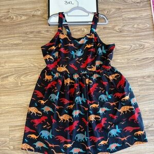 Shein Dinosaur Print Dress - 3X